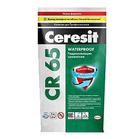 Цементная гидроизоляция Ceresit CR 65, 5 кг